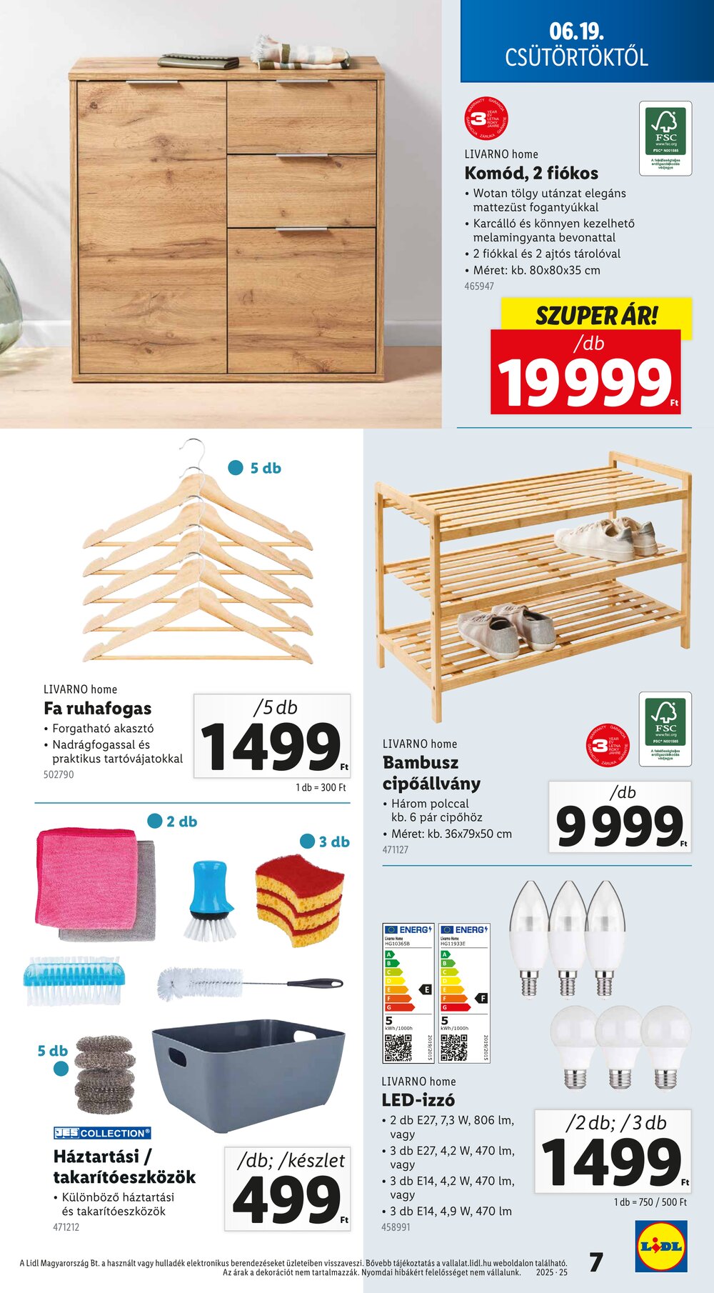 Lidl akciós újság 2025.06.19-től - 7. oldal.
