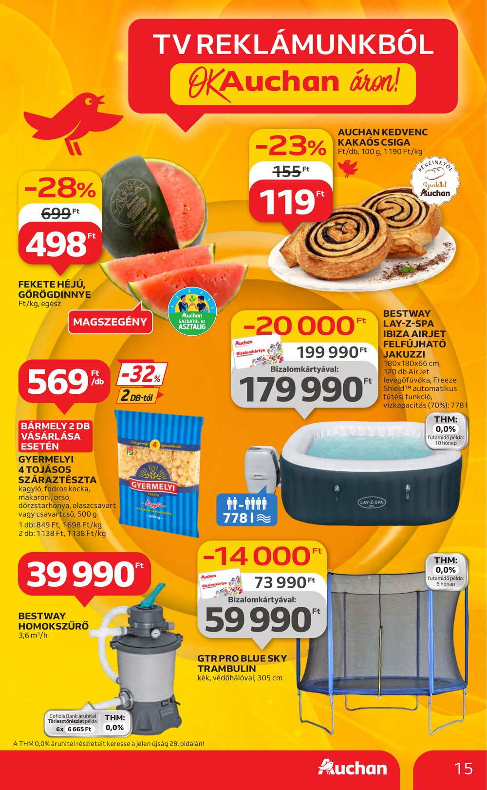 Auchan akciós újság 2025.06.19-től - 15. oldal.