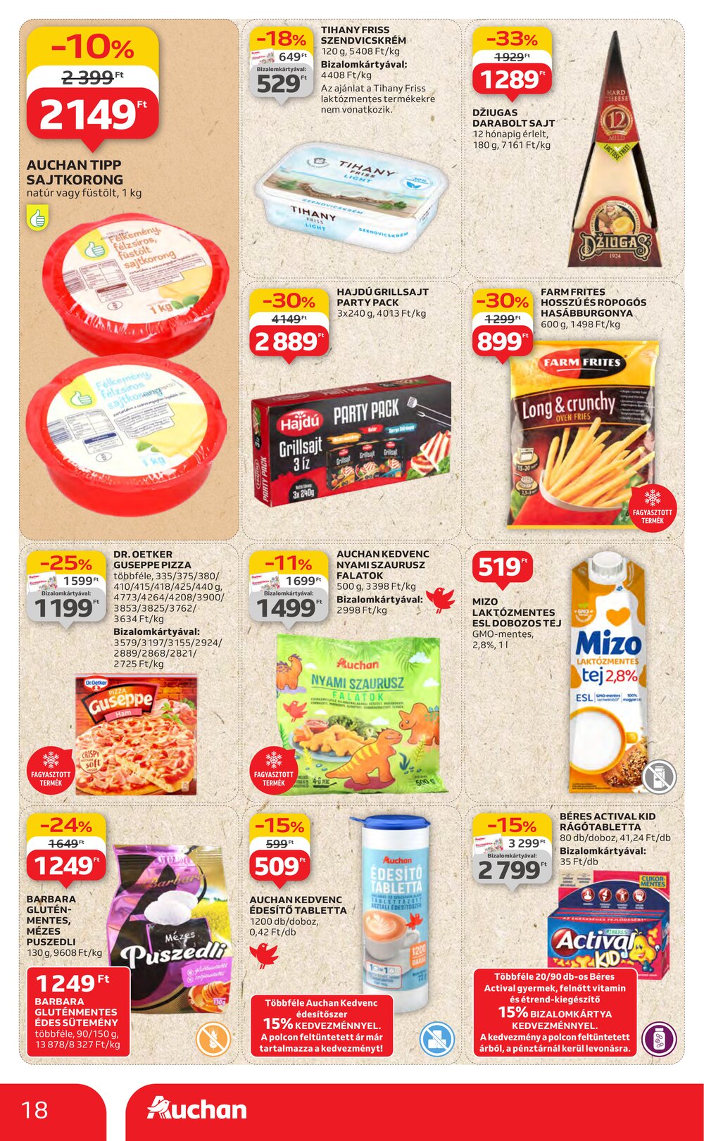 Auchan akciós újság 2025.06.19-től - 18. oldal.