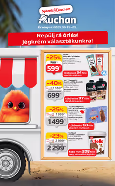 Auchan akciós újság 2025.06.19-től