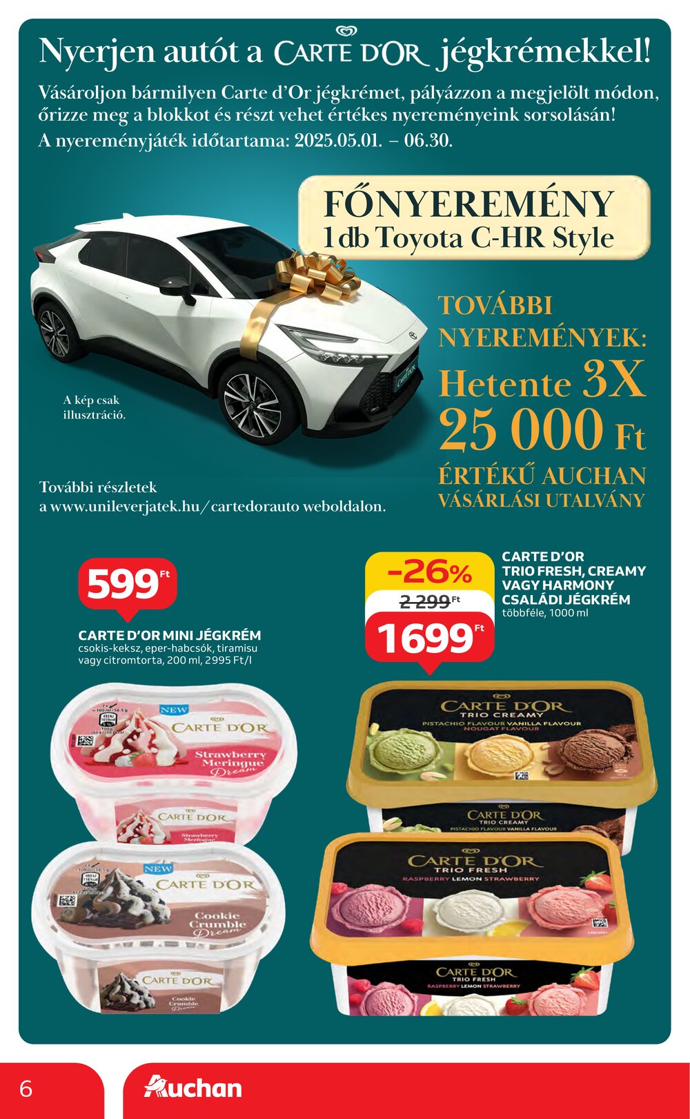 Auchan akciós újság 2025.06.19-től - 6. oldal.