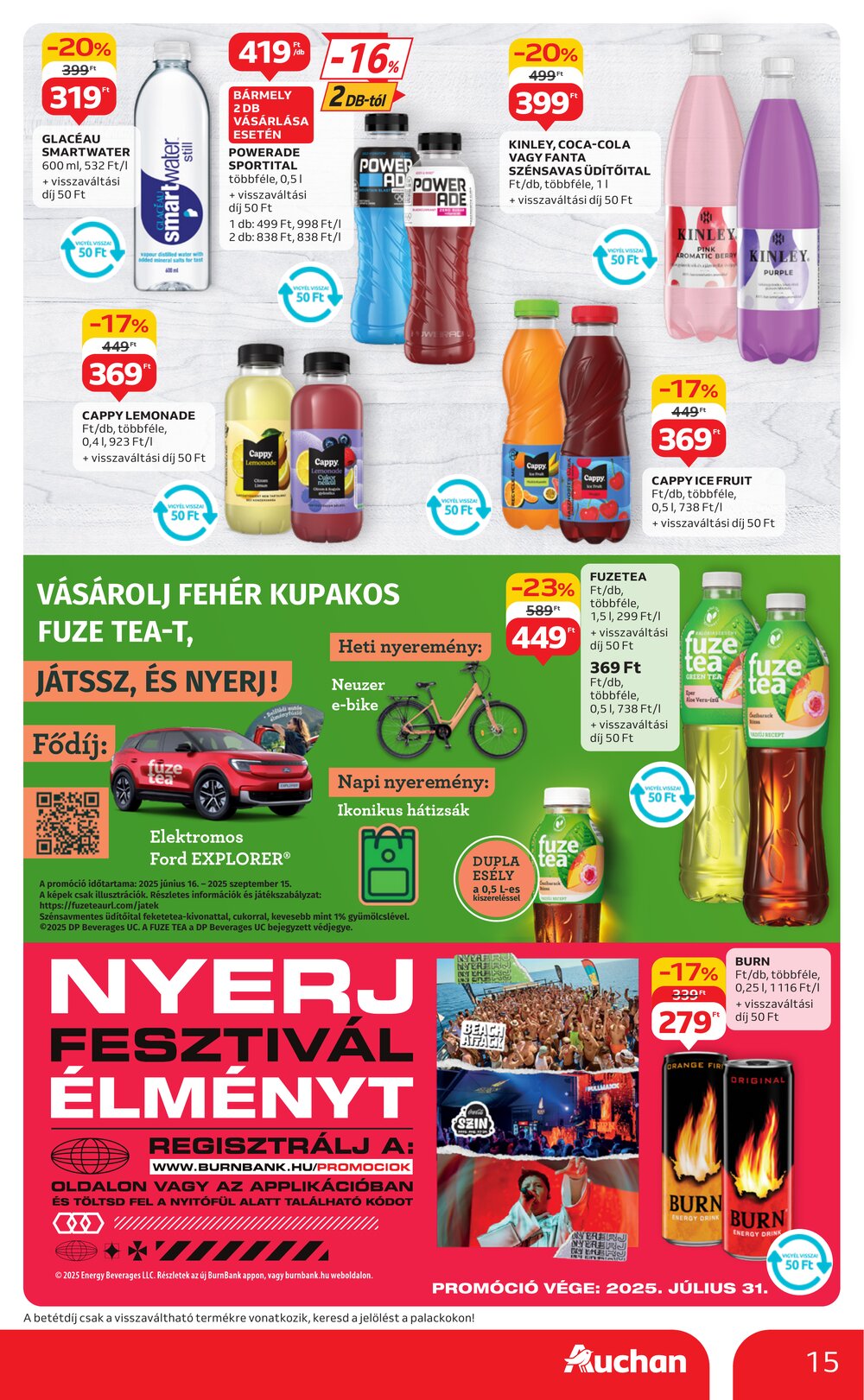 Auchan akciós újság 2025.06.19-től - 15. oldal.