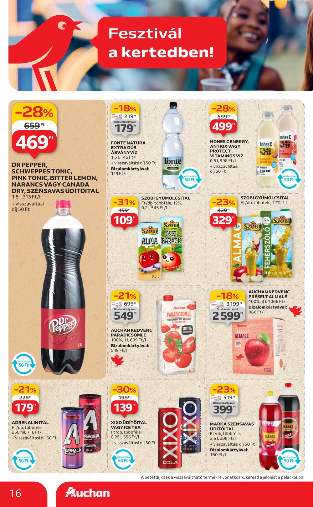 Auchan akciós újság 2025.06.19-től - 16. oldal.