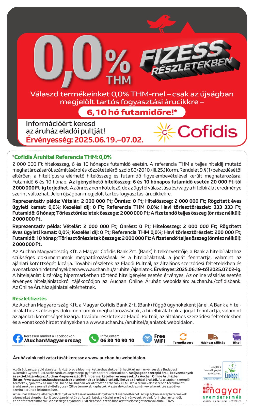 Auchan akciós újság 2025.06.19-től - 20. oldal.