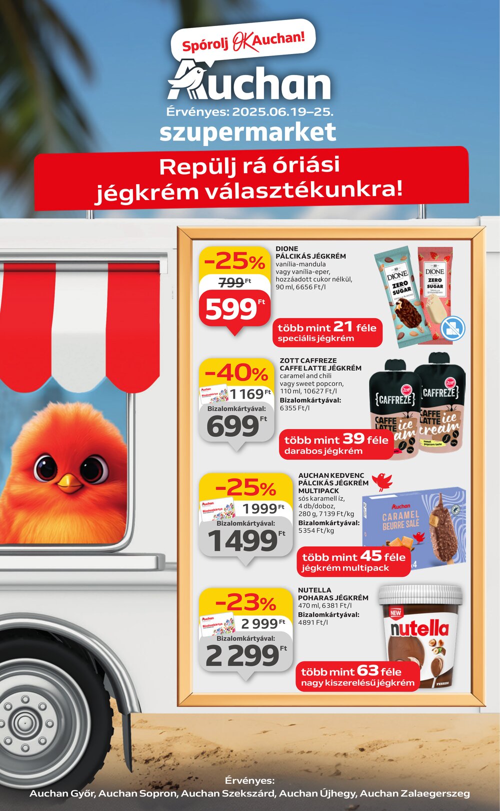 Auchan akciós újság 2025.06.19-től - 1. oldal.
