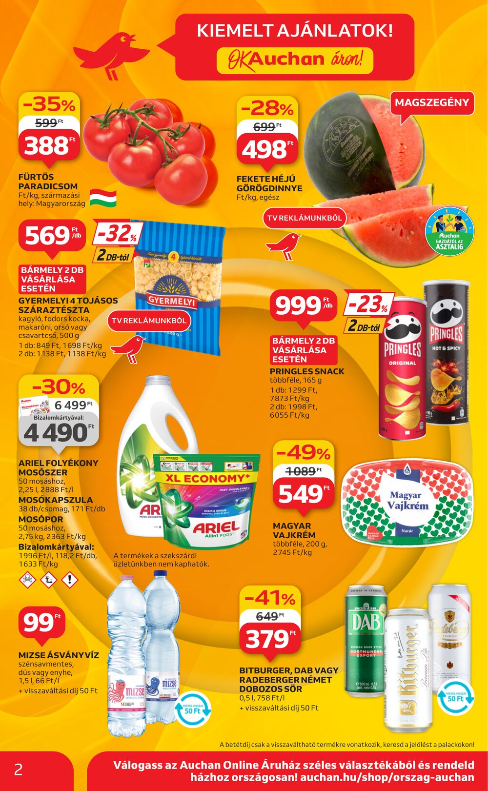 Auchan akciós újság 2025.06.19-től - 2. oldal.