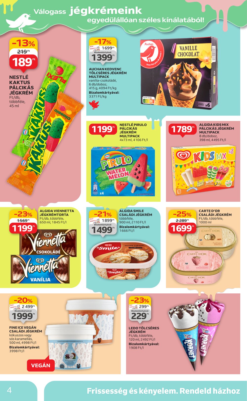 Auchan akciós újság 2025.06.19-től - 4. oldal.
