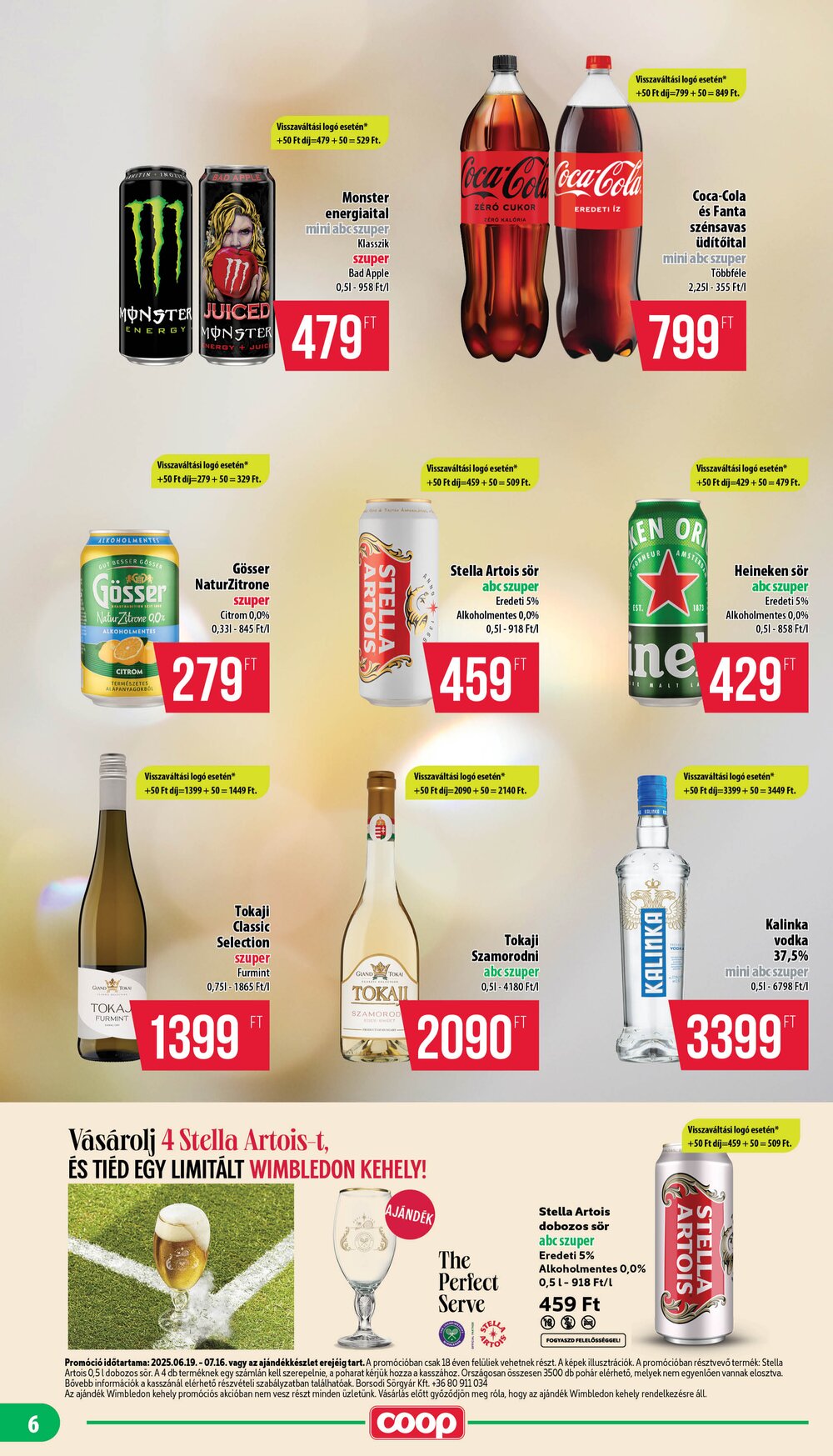 Coop akciós újság 2025.06.19-től - 6. oldal.