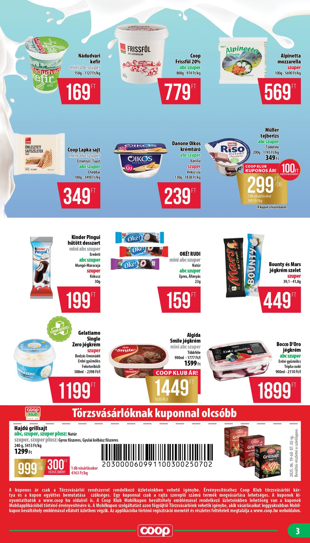 Coop akciós újság 2025.06.19-től - 3. oldal.