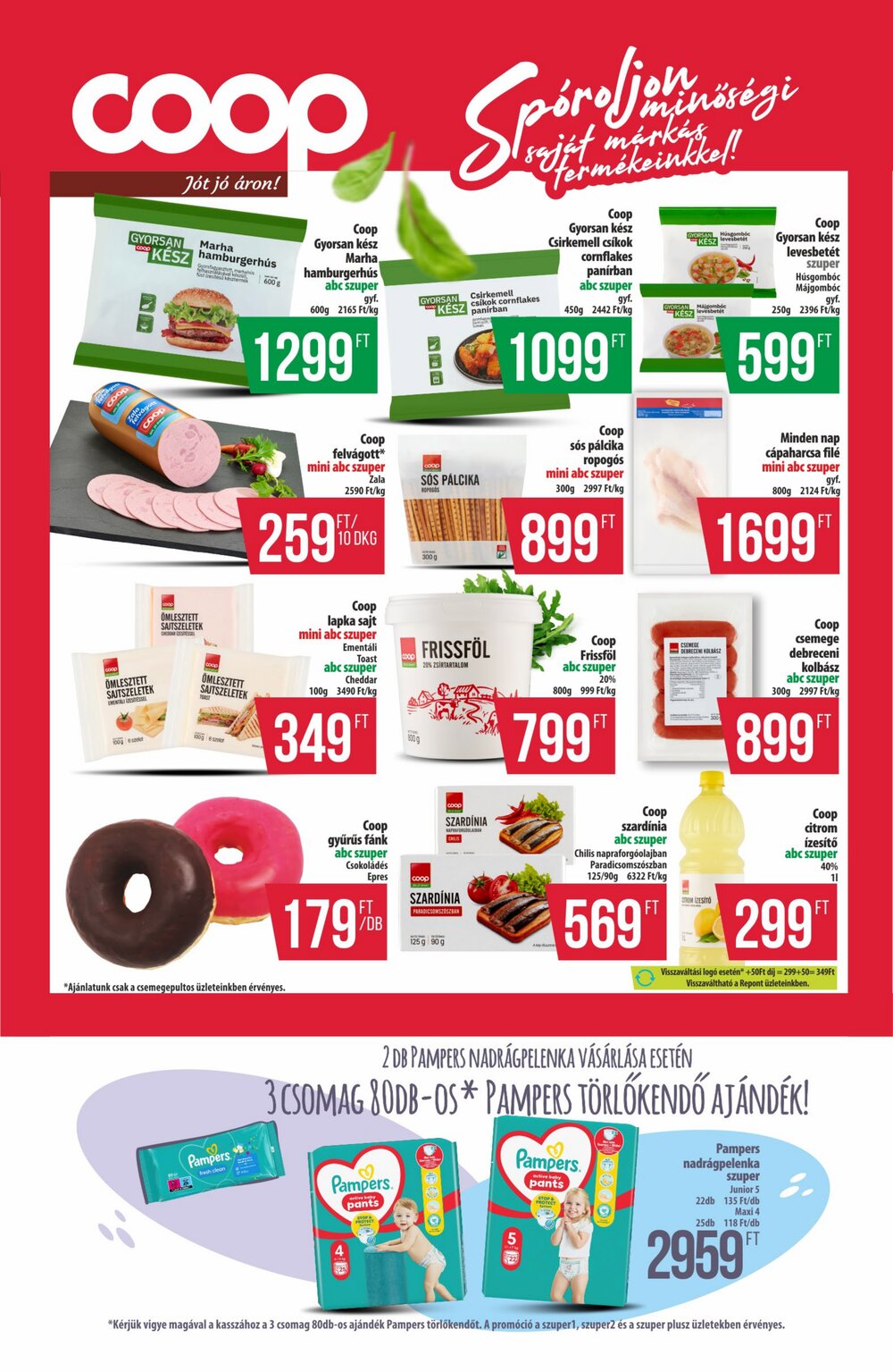 Coop akciós újság 2025.06.19-től - 10. oldal.