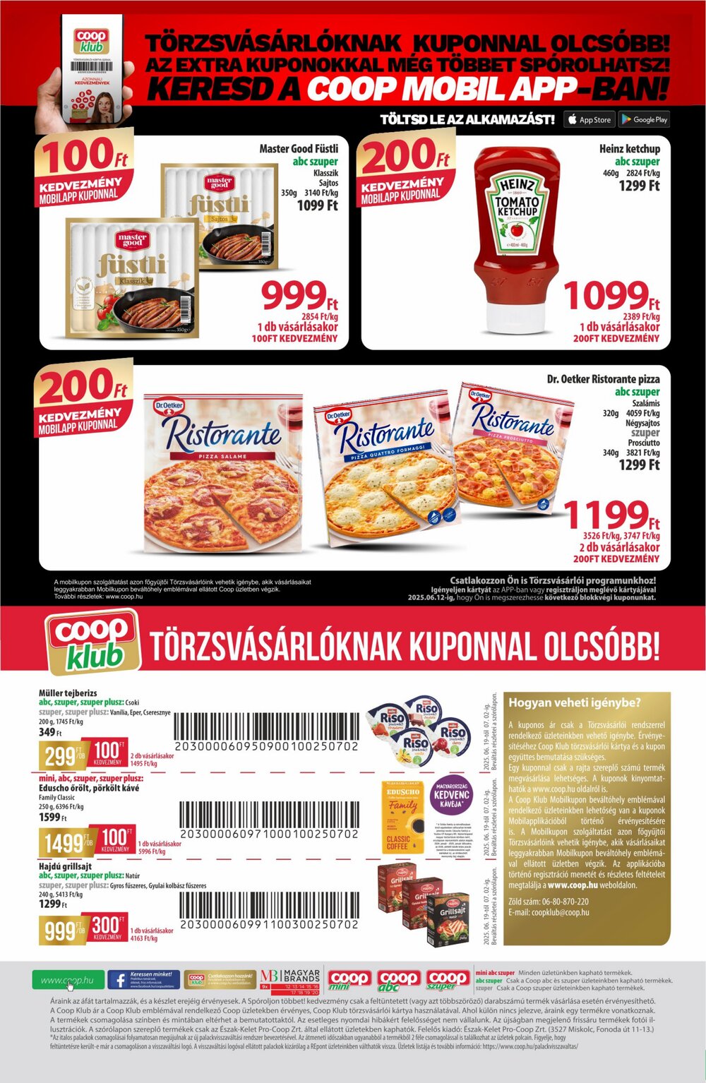 Coop akciós újság 2025.06.19-től - 12. oldal.