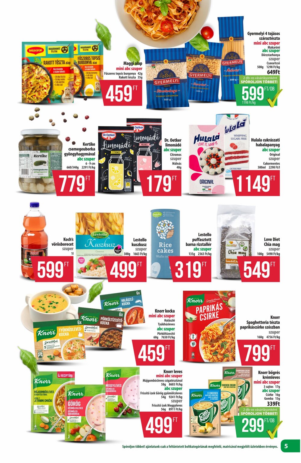 Coop akciós újság 2025.06.19-től - 5. oldal.