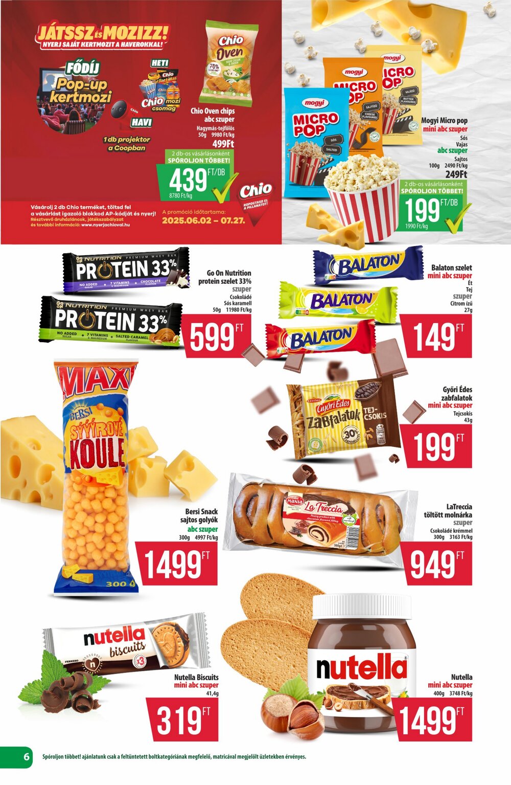 Coop akciós újság 2025.06.19-től - 6. oldal.