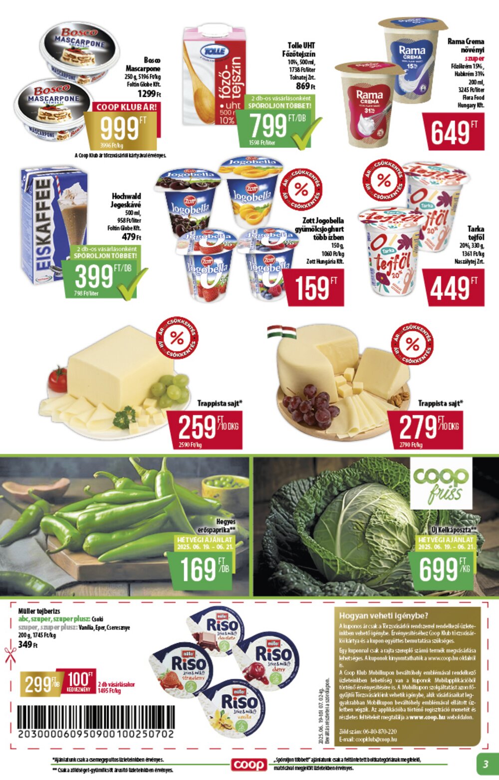 Coop akciós újság 2025.06.19-től - 3. oldal.