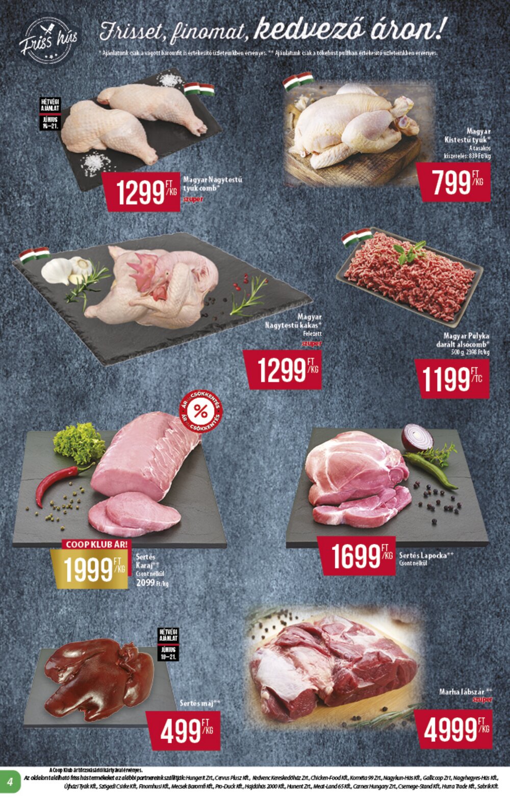 Coop akciós újság 2025.06.19-től - 4. oldal.