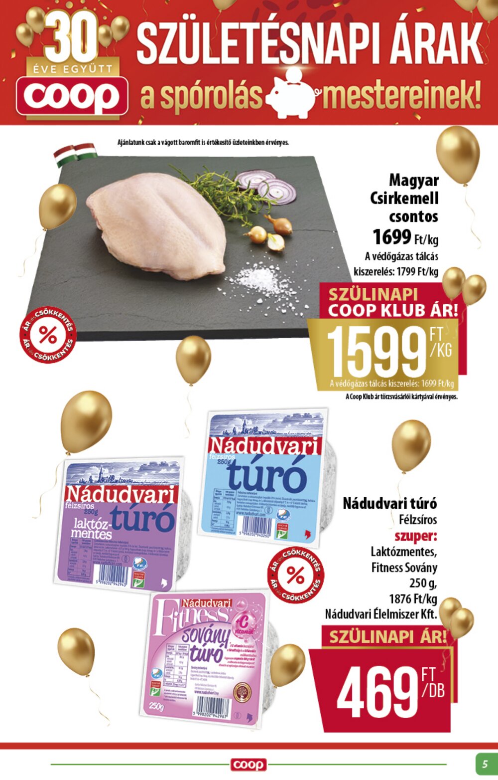 Coop akciós újság 2025.06.19-től - 5. oldal.