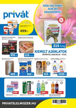 Privát akciós újság 2025.06.19-től