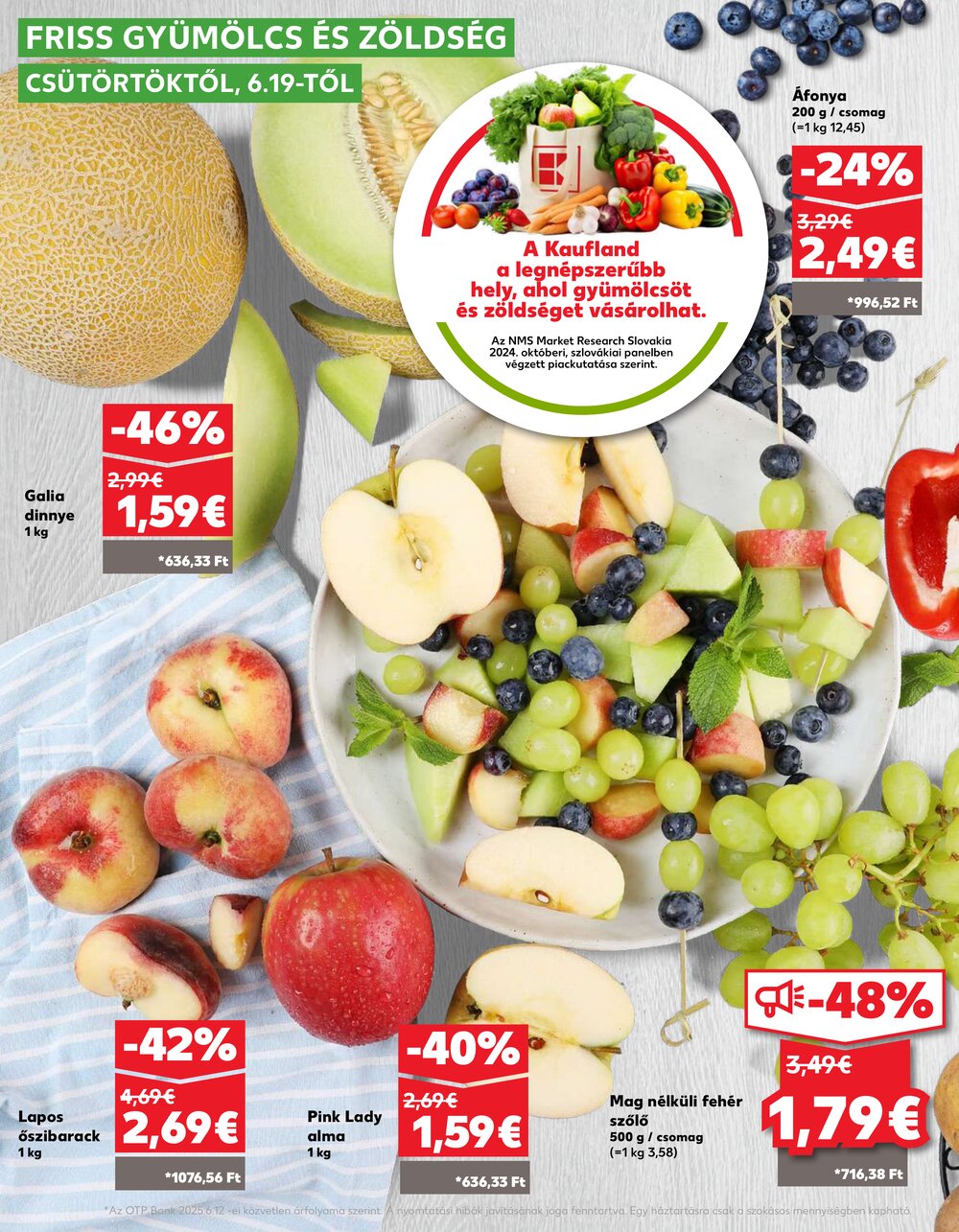 Kaufland akciós újság 2025.06.19-től - 4. oldal.