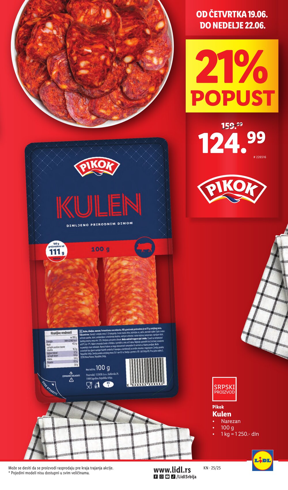 Lidl akciós újság 2025.06.19-től - 3. oldal.