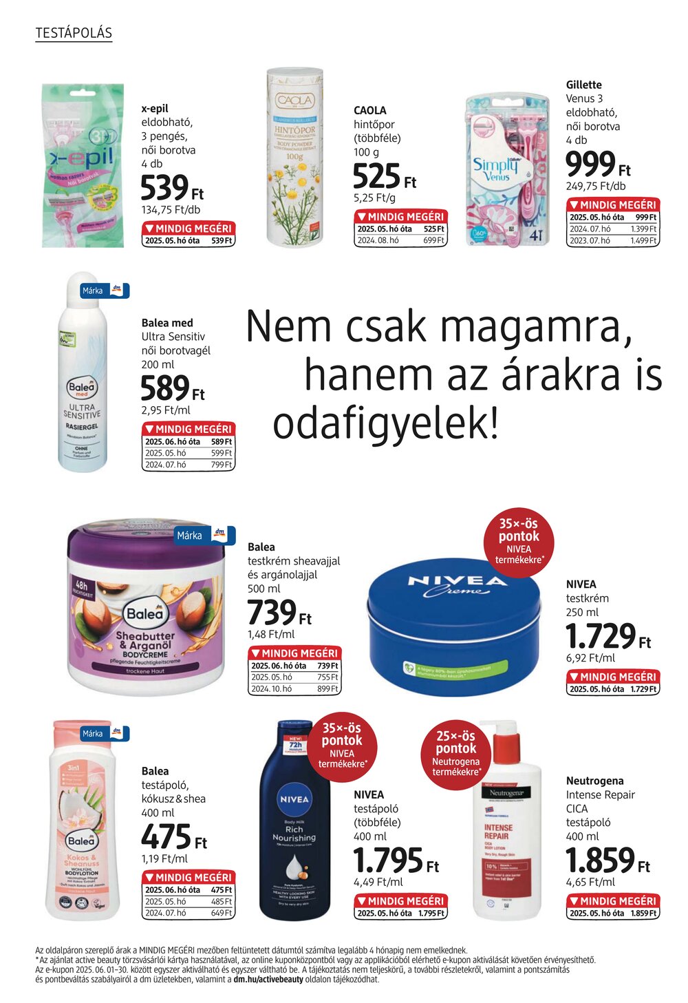 DM drogéria akciós újság 2025.06.19-től - 4. oldal.