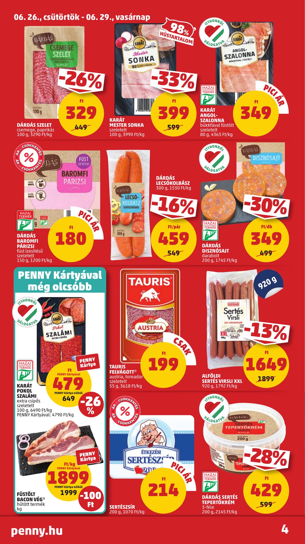 Penny Market akciós újság 2025.06.26-tól - 6. oldal.