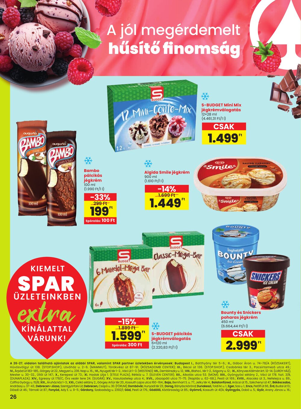 Spar Extra akciós újság 2025.06.26-tól - 3. oldal.
