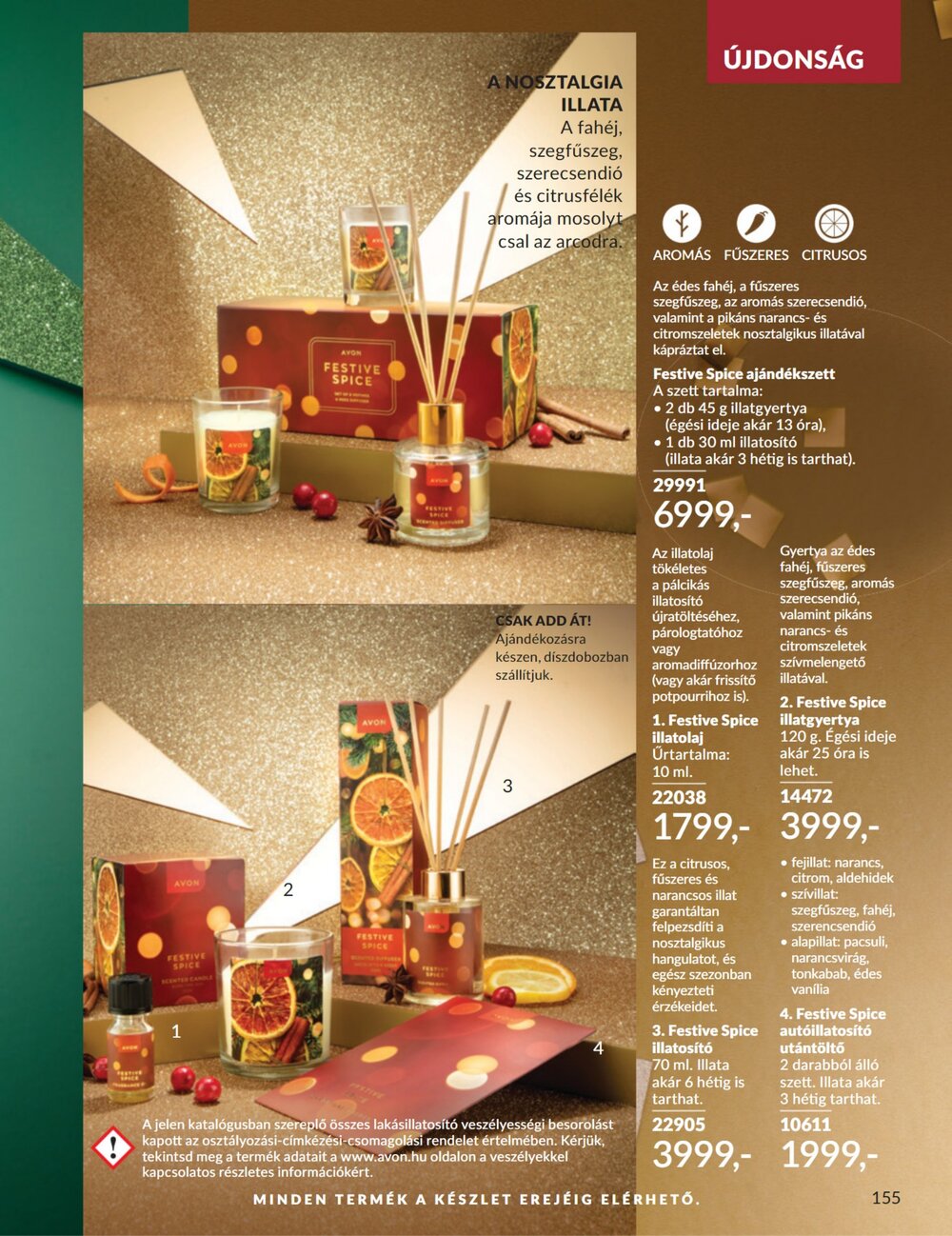 Avon akciós újság 2025.11.01-től - 155. oldal.