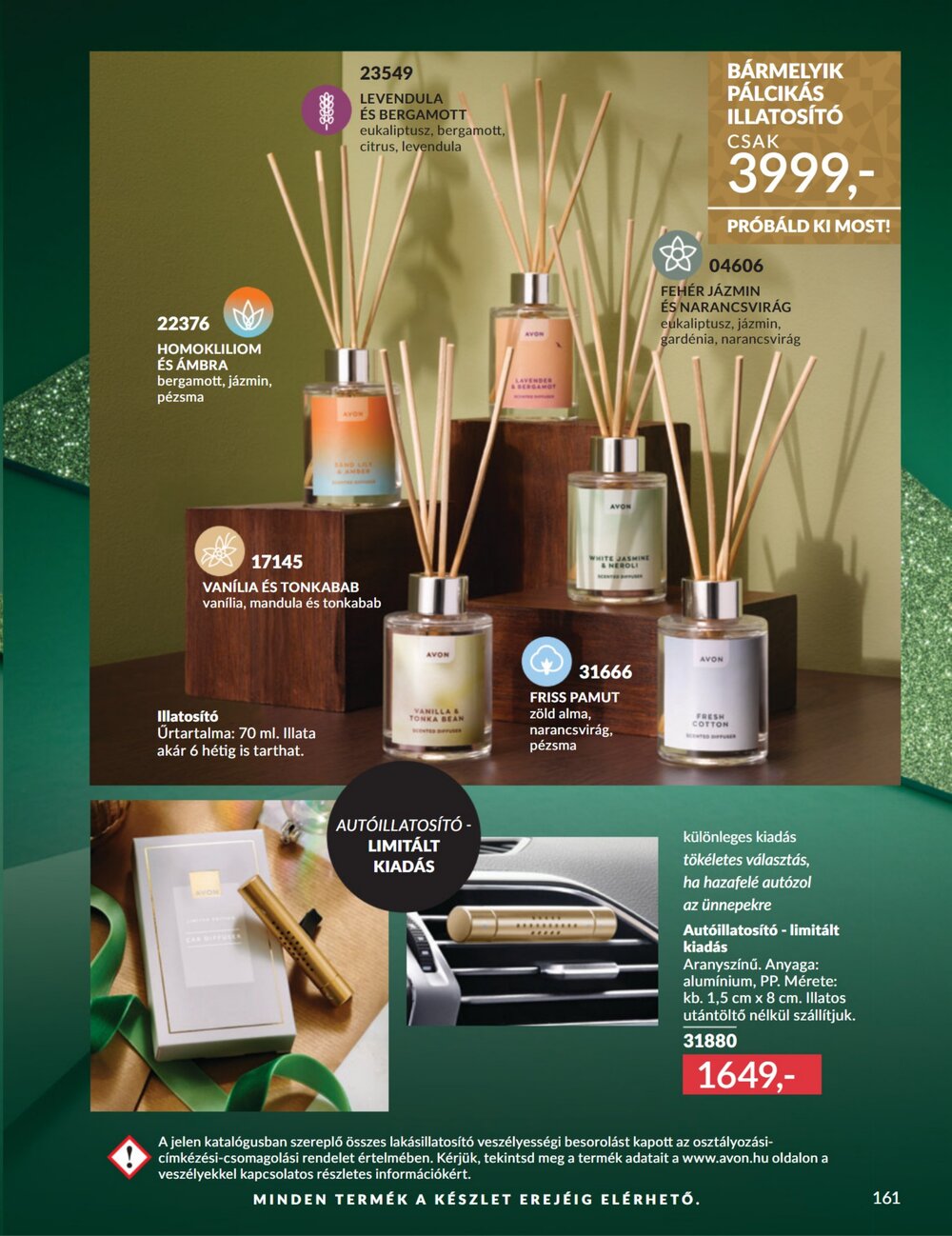 Avon akciós újság 2025.11.01-től - 161. oldal.