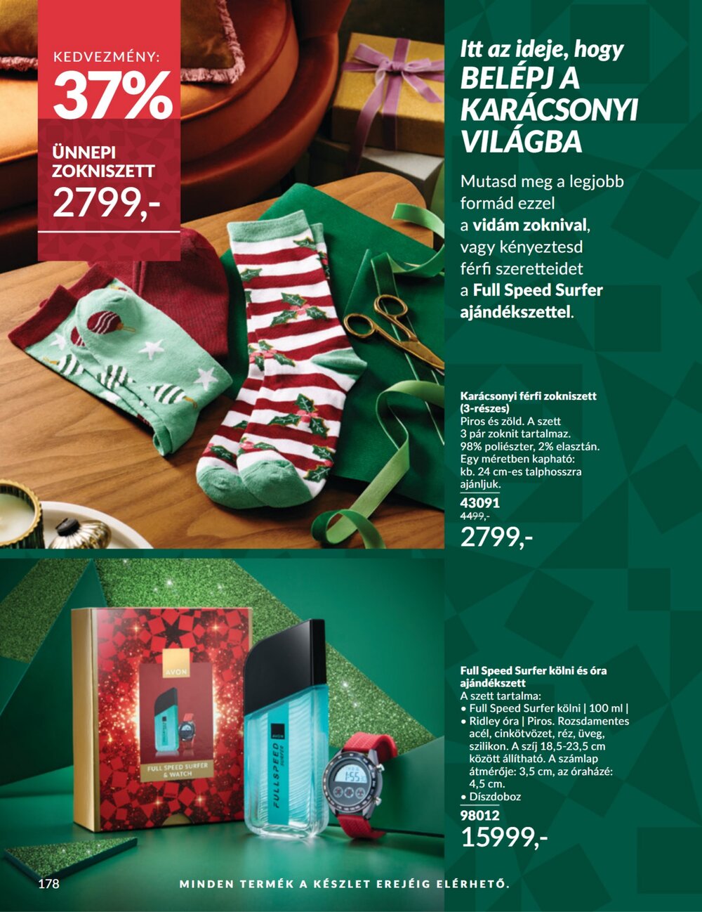 Avon akciós újság 2025.11.01-től - 178. oldal.