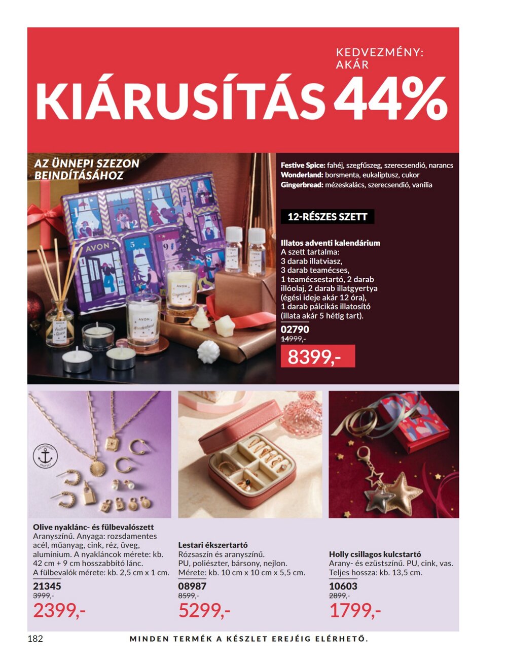 Avon akciós újság 2025.11.01-től - 182. oldal.