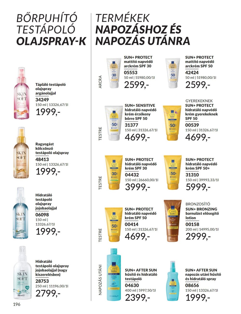 Avon akciós újság 2025.11.01-től - 196. oldal.