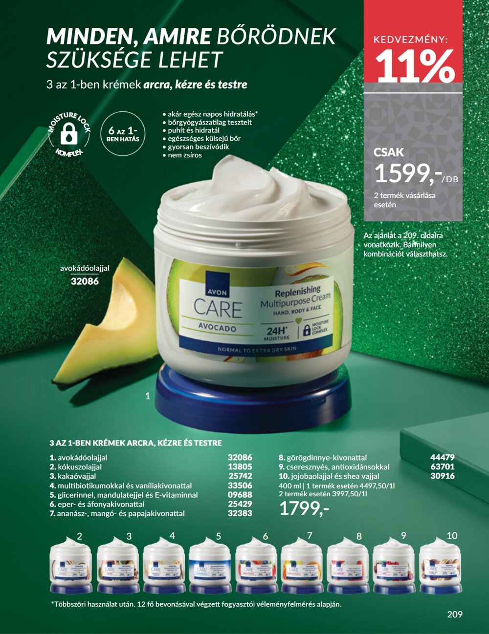 Avon akciós újság 2025.11.01-től - 209. oldal.