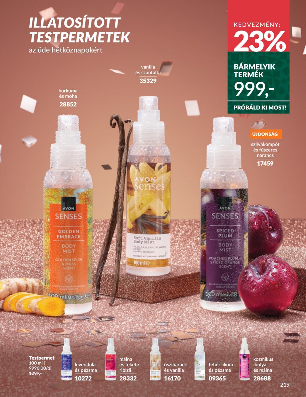 Avon akciós újság 2025.11.01-től - 219. oldal.