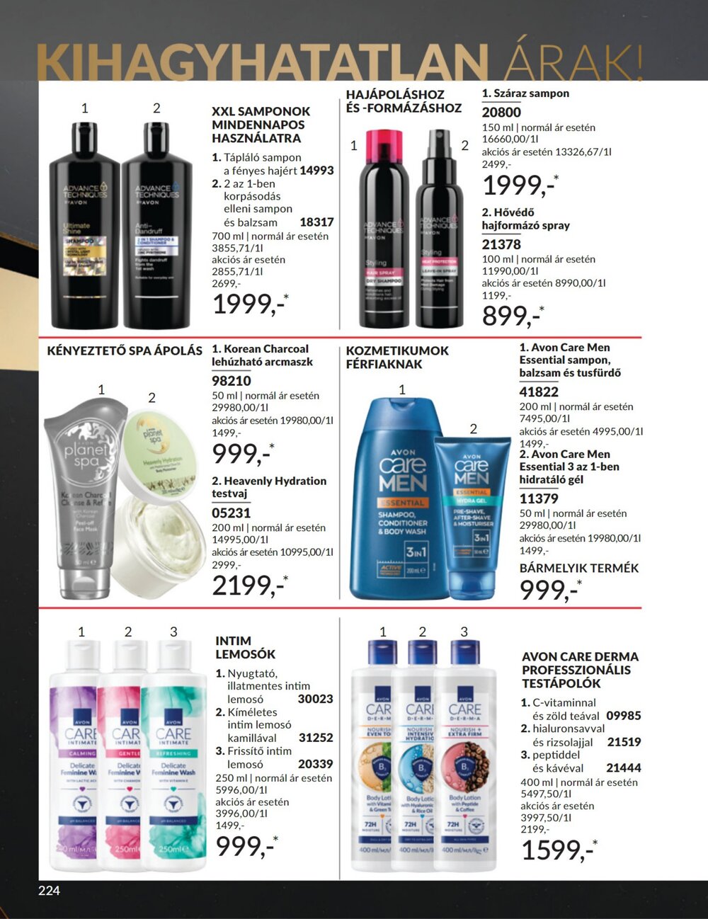 Avon akciós újság 2025.11.01-től - 224. oldal.