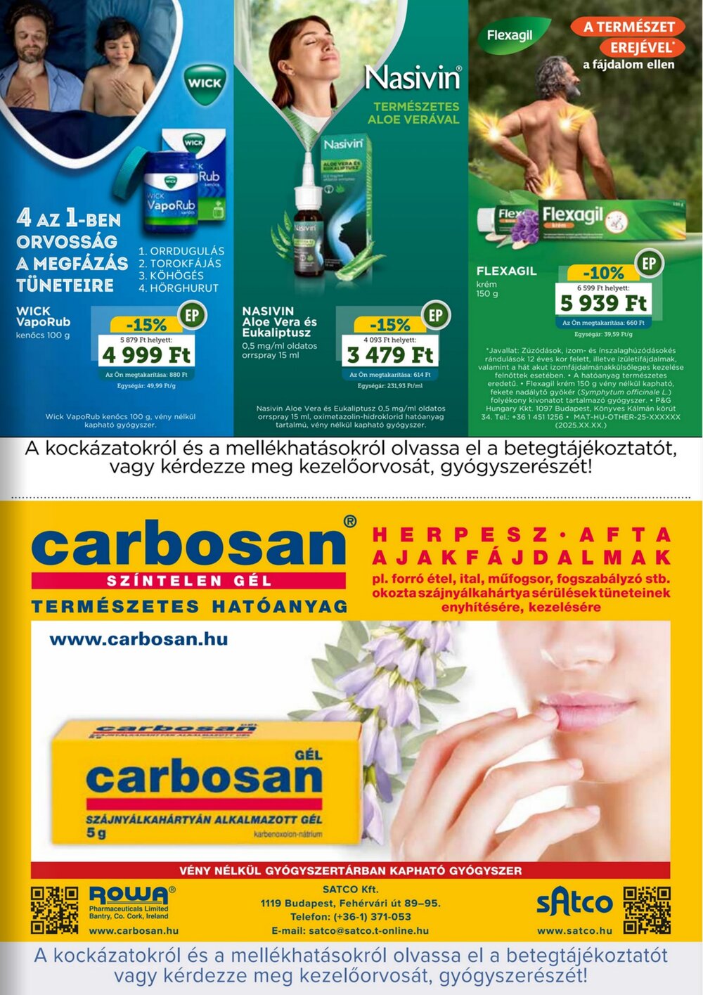 Mosoly Patikák akciós újság 2025.11.01-től - 3. oldal.