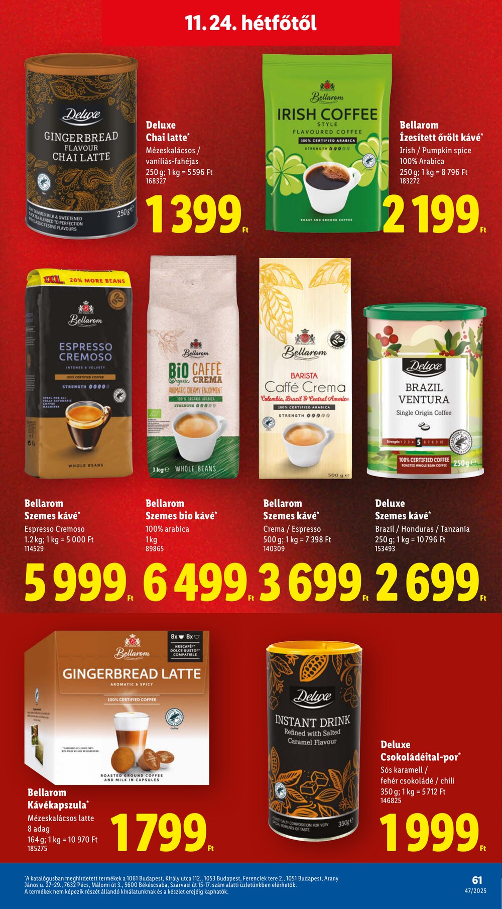 Lidl akciós újság 2025.11.20-tól - 61. oldal.