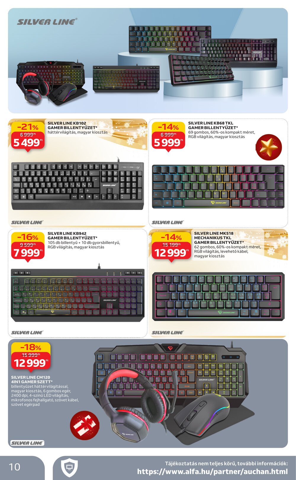 Auchan akciós újság 2025.11.20-tól - 10. oldal.