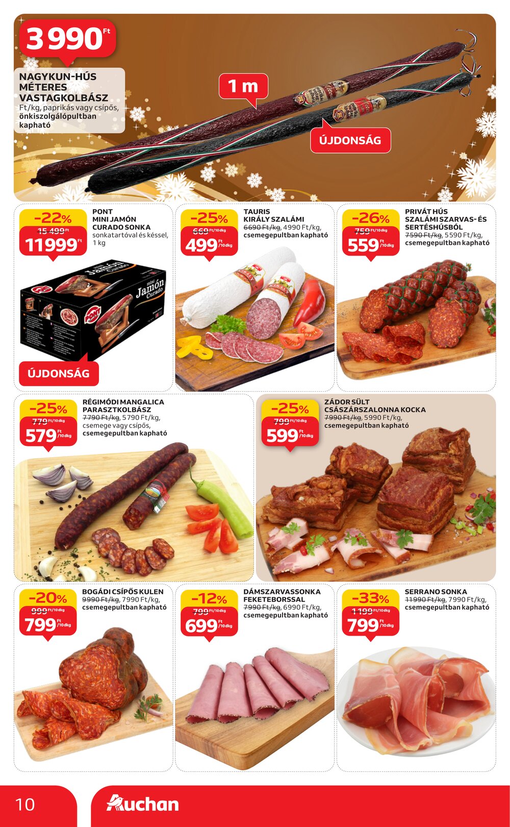 Auchan akciós újság 2025.11.20-tól - 10. oldal.