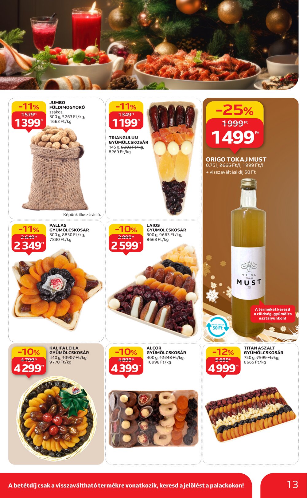 Auchan akciós újság 2025.11.20-tól - 13. oldal.