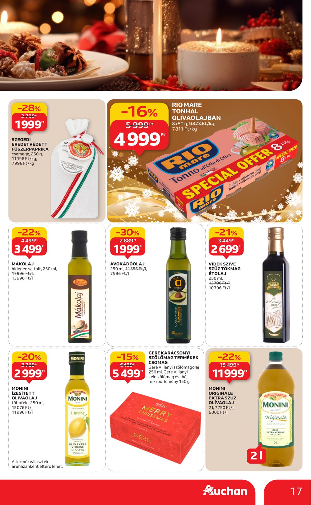 Auchan akciós újság 2025.11.20-tól - 17. oldal.
