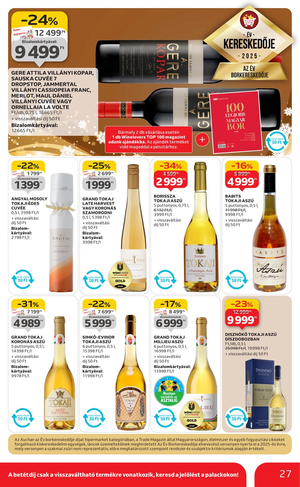 Auchan akciós újság 2025.11.20-tól - 27. oldal.