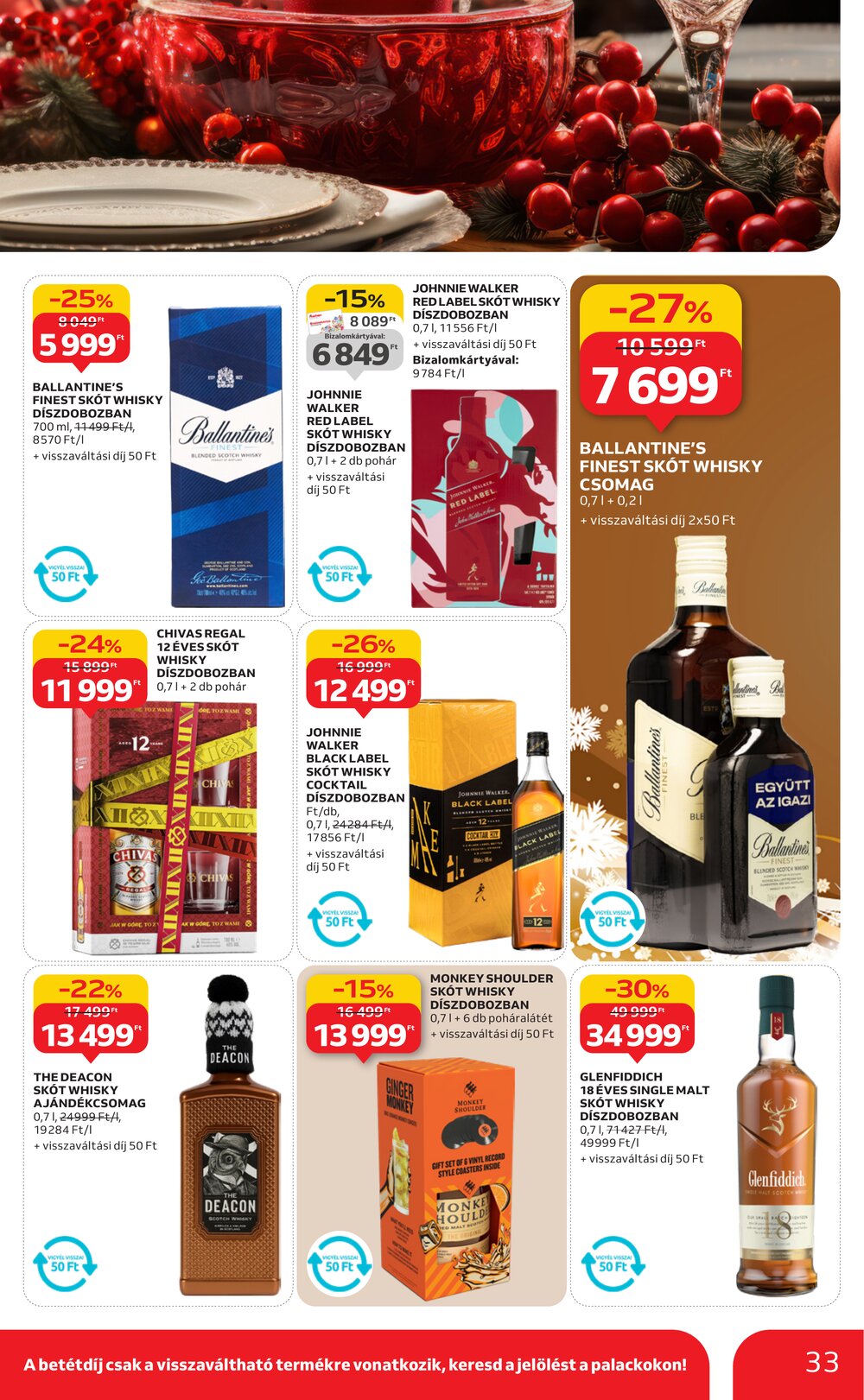 Auchan akciós újság 2025.11.20-tól - 33. oldal.