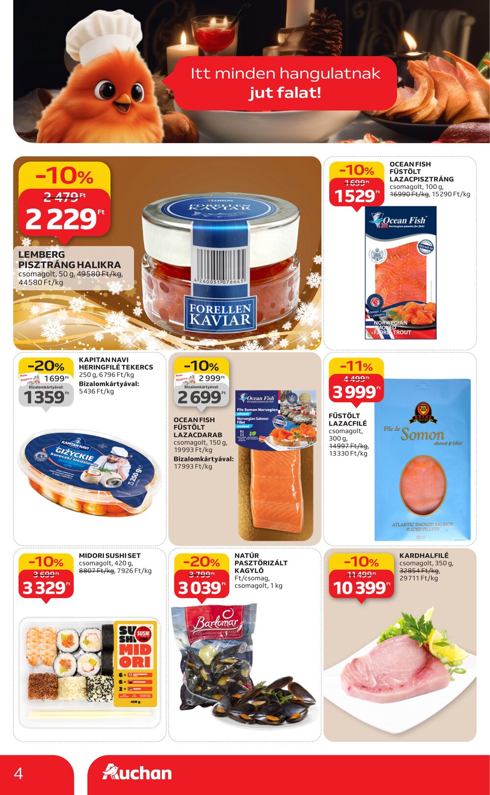 Auchan akciós újság 2025.11.20-tól - 4. oldal.