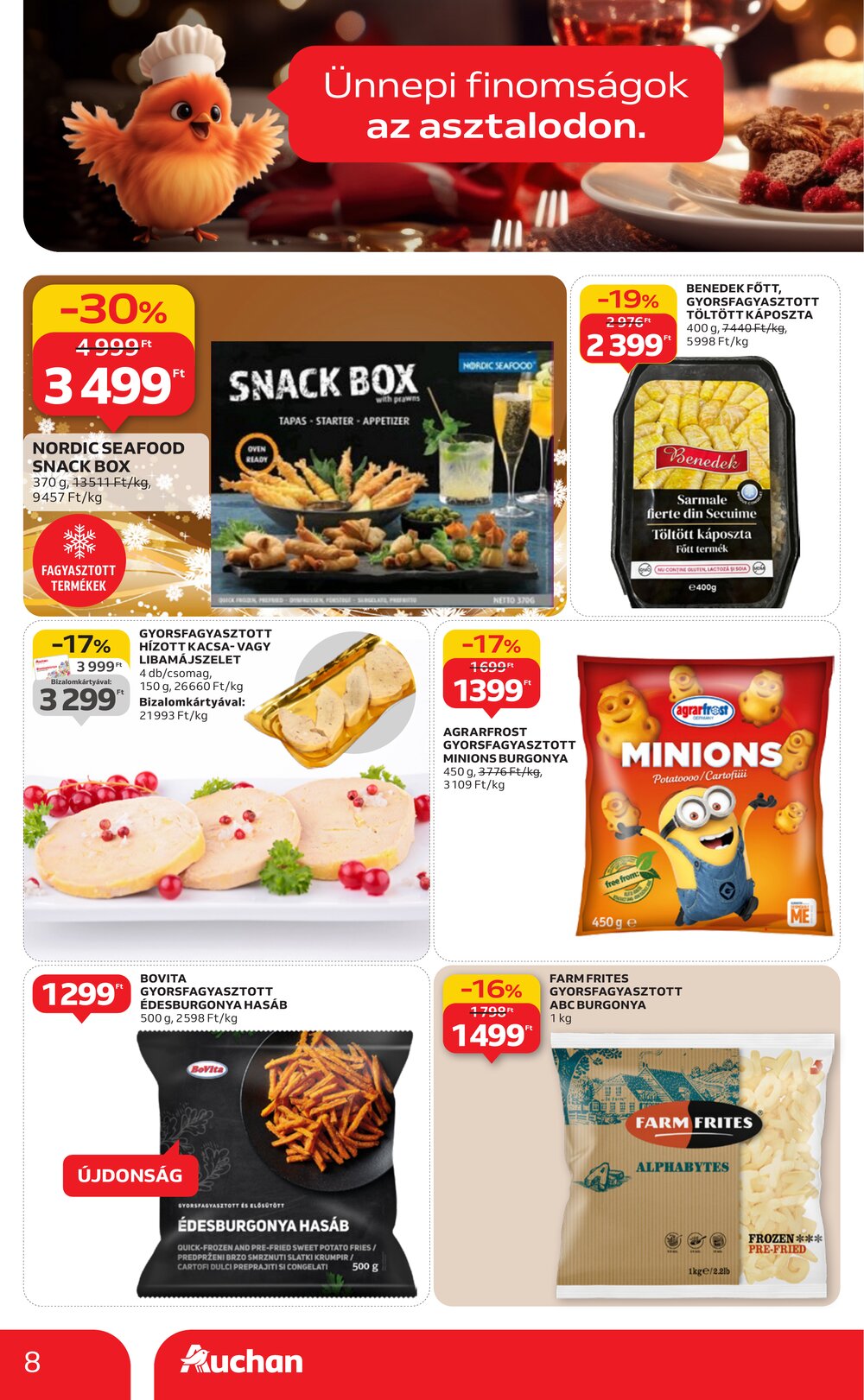 Auchan akciós újság 2025.11.20-tól - 8. oldal.