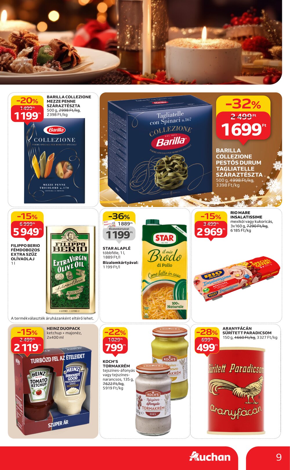 Auchan akciós újság 2025.11.20-tól - 9. oldal.