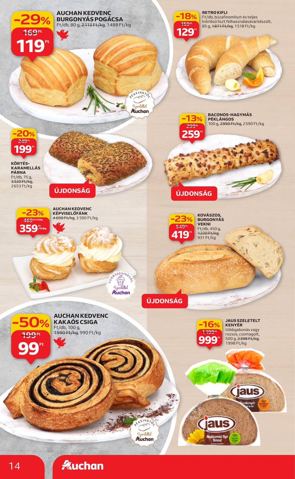 Auchan akciós újság 2025.11.20-tól - 14. oldal.