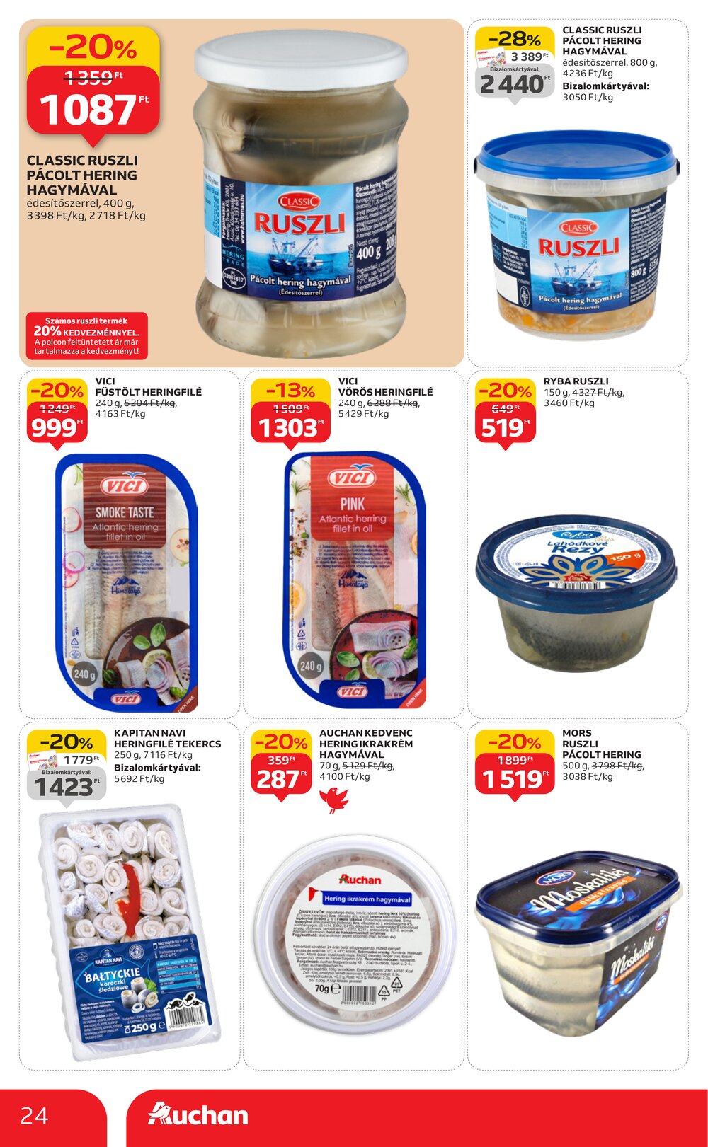 Auchan akciós újság 2025.11.20-tól - 24. oldal.