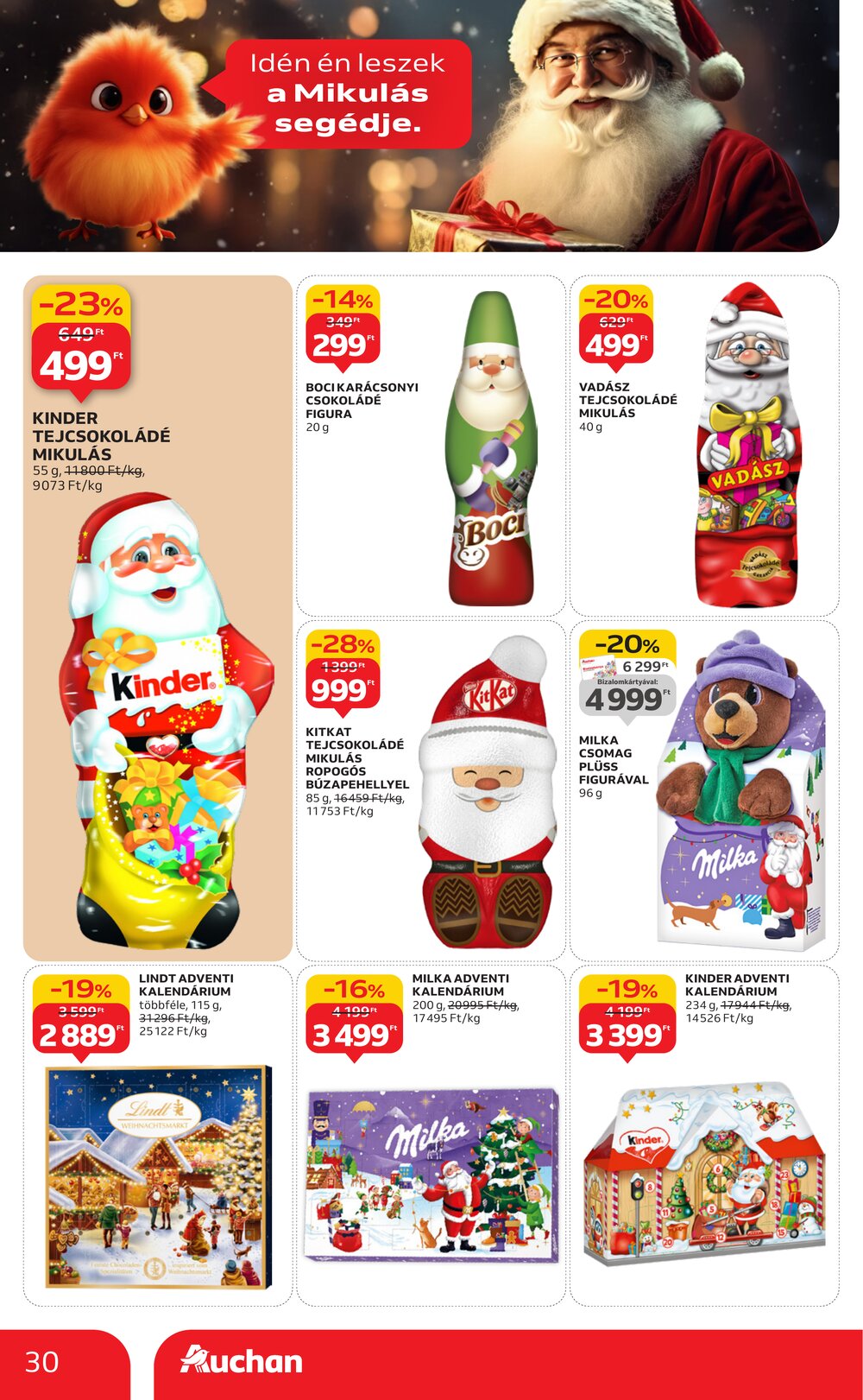 Auchan akciós újság 2025.11.20-tól - 30. oldal.