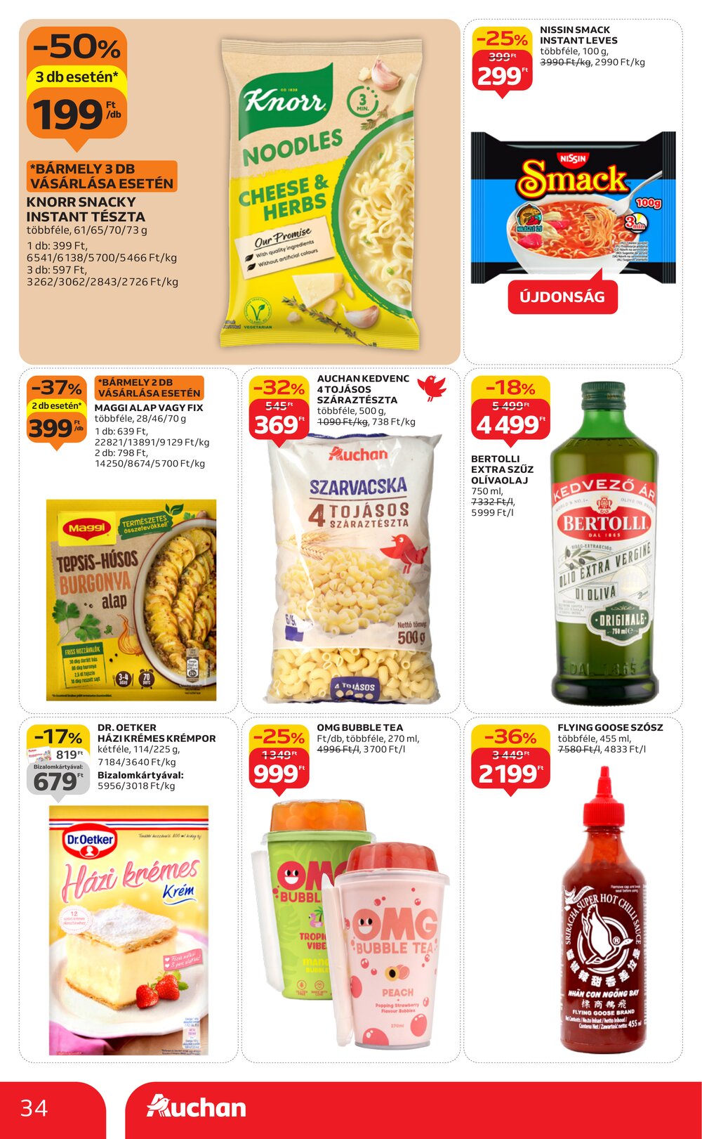 Auchan akciós újság 2025.11.20-tól - 34. oldal.