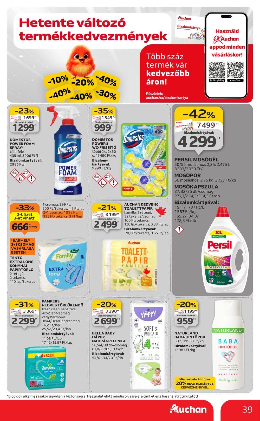 Auchan akciós újság 2025.11.20-tól - 39. oldal.